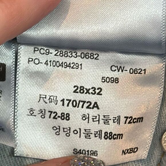 Levi’s 512 Mens Slim Taper Jeans Denim  size W28 x L32 - Picture 9 of 9